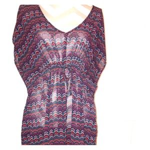 Sheer summer tie dress